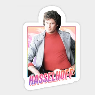 Hasselhoff - 80s Sticker